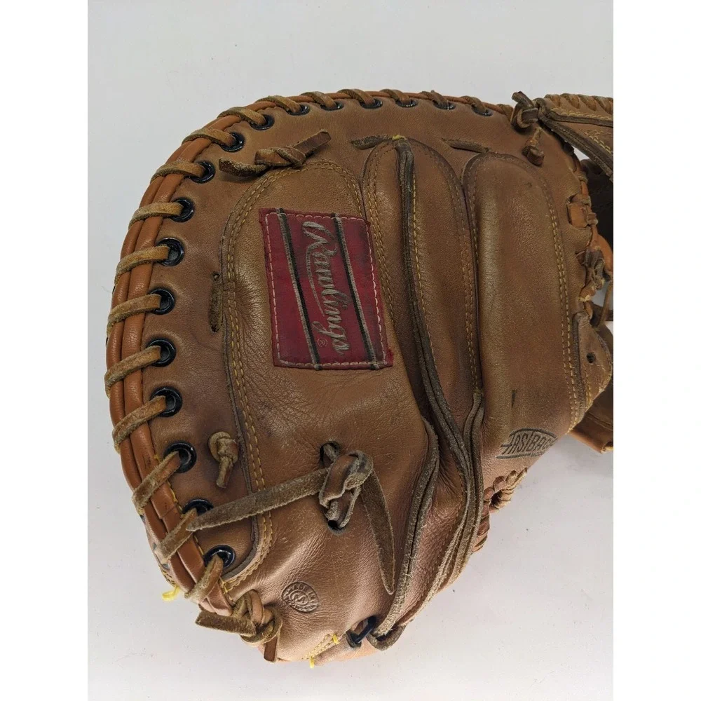Rawlings Fastback Catchers Mitt RCM7 Mike Piazza Dual Wing *READ*  RHT B3